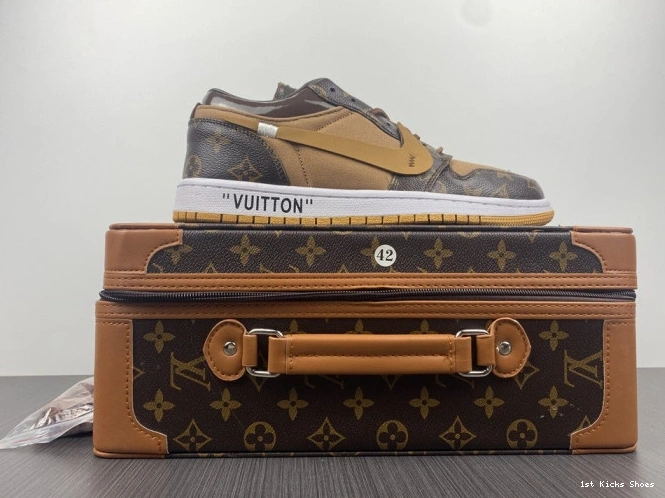 1st Kicks Shoes 1 Jordan OW LOW Air AJ1 x Off-Louis 0814